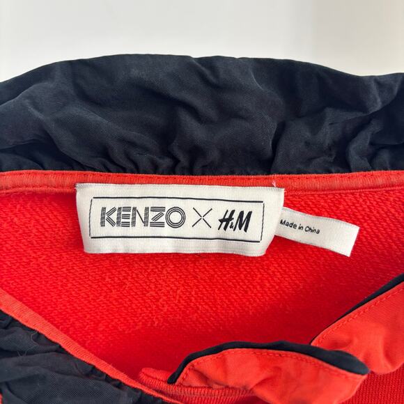 Kenzo x H&M Jungle Kenzo Paris Sweatshirt Tiger Ruffle Size XS - Picture 3 of 5